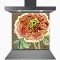 Romance Mocha Kitchen Glass Splashback