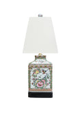 Rose Medallion Porcelain Mini Lamp 19"