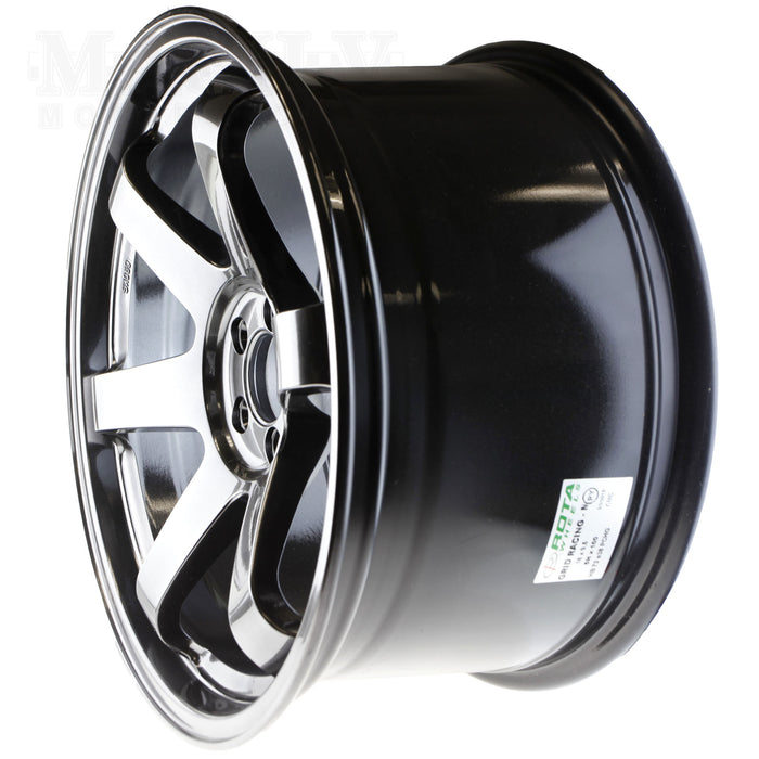 Rota Grid 18x9.5" 5x100 Hyper Black