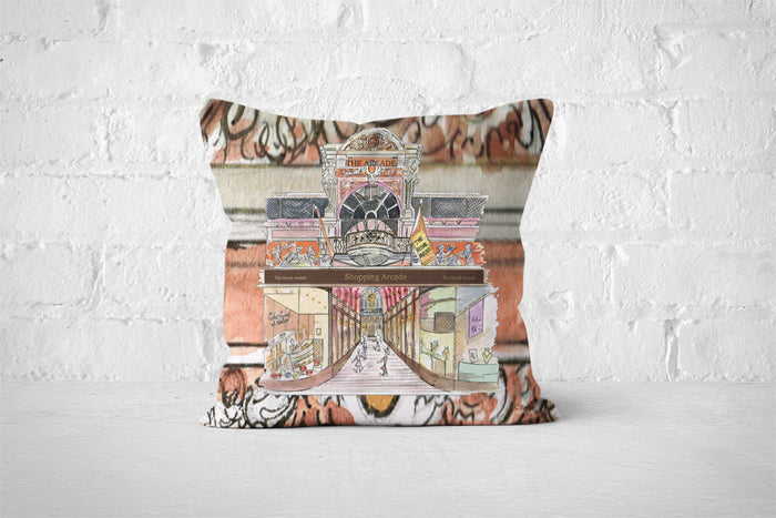 Royal Arcade inspired Cushion