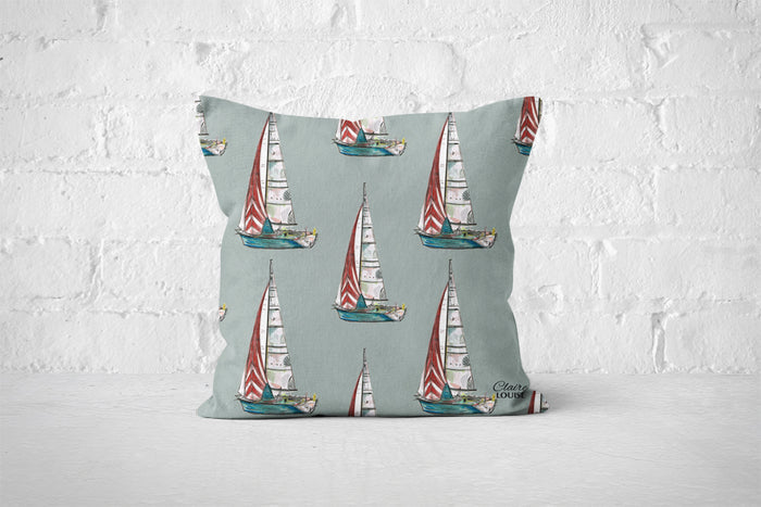 Sail Away Patterned Cushion