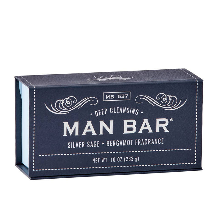 San Francisco Soap / Man Bar Soap - Silver Sage & Bergamot Man Bar