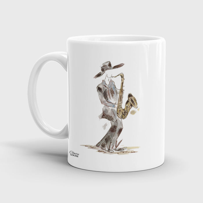 Saxophone Ceramic Mug
