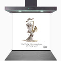 Saxophone Kitchen Glass Splashback
