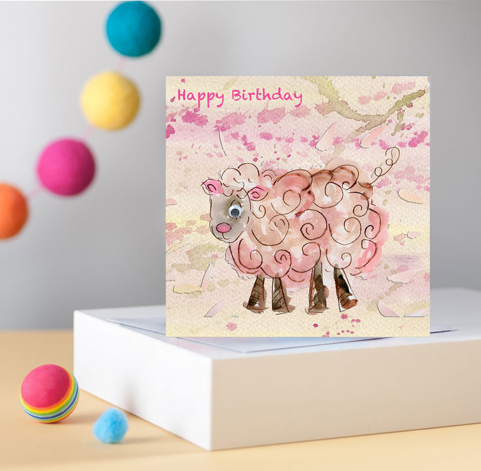 Sheep Greetings Card - Pack of 6