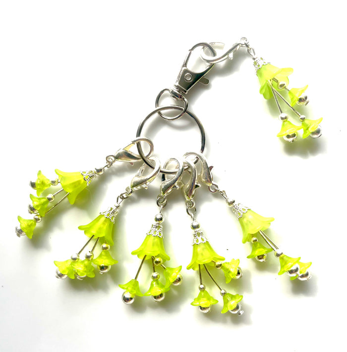 Silver plated  LS #008 Set of 6 Stitch Markers