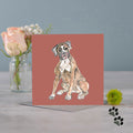 Simply boxer greeting card - Pack of 6