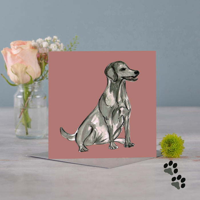 Simply labrador greeting card - Pack of 6