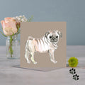 Simply pug greeting card - Pack of 6