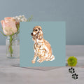 Simply spaniel greeting card - Pack of 6