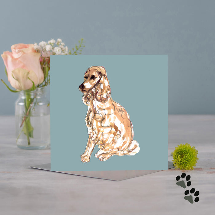 Simply spaniel greeting card - Pack of 6
