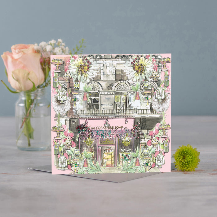 Soap Shop In Full Bloom Greeting Card - Pack of 6