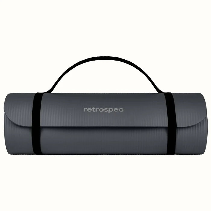 Solana 1” Yoga Mat – Ultra Thick XL Exercise Mat with Carrying Strap