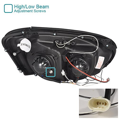 Spec-D Replacement Headlamps 2004-2005 Impreza/WRX/STI