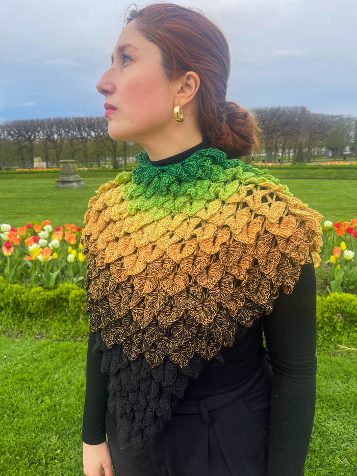 Spring Leaves Shawl