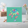 Spring Passion Flower Greetings Card - Pack of 6