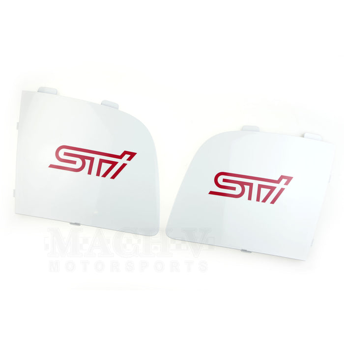 2006-2007 STI fog lamp covers Aspen White