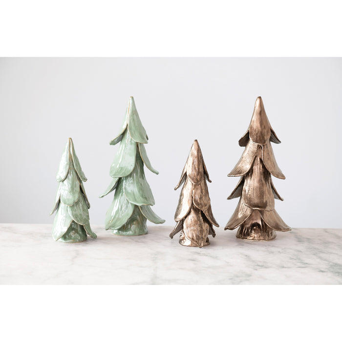 Stoneware Glazed Trees