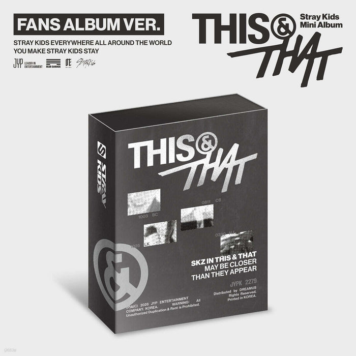STRAY KIDS - THIS & THAT 10TH MINI ALBUM FANS ALBUM VER - COKODIVE