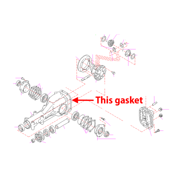 Subaru Differential Cover Gasket 2015+ WRX
