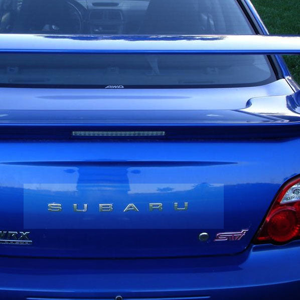 SUBARU Lettering Trunk Badge 2002-2005 WRX/STI