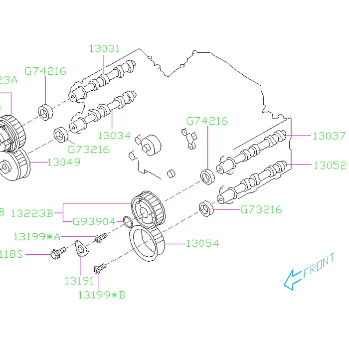 Subaru OEM Camshaft  2008-2021 STI
