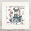 Tealicious Tea Rooms Mounted Print
