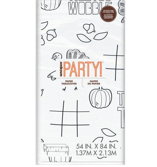 Thanksgiving Turkey Colouring Activity Table Cover
