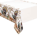 Thanksgiving Turkey Plaid Table Cover