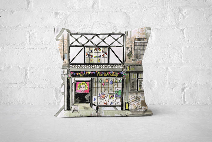 The Art shop Window Cushion