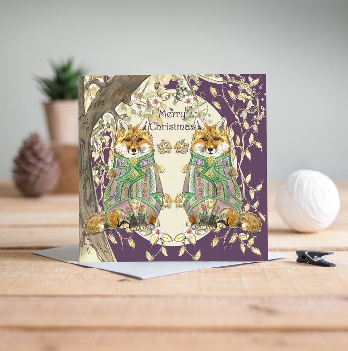 The Foxes Christmas Card - Pack of 6