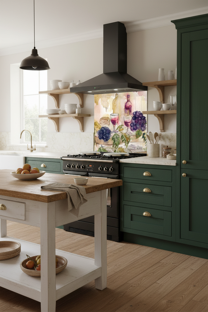 The Good Life Splashback French Country Kitchen