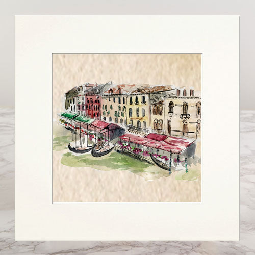 The Grand Canal Mounted Print