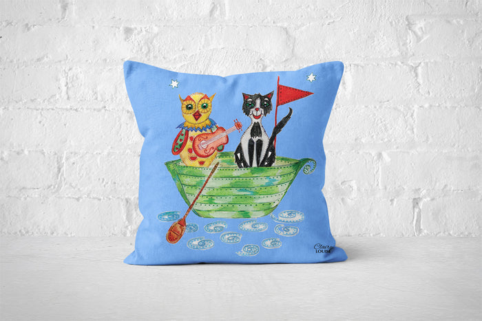 The Owl & The Pussycat Cushion