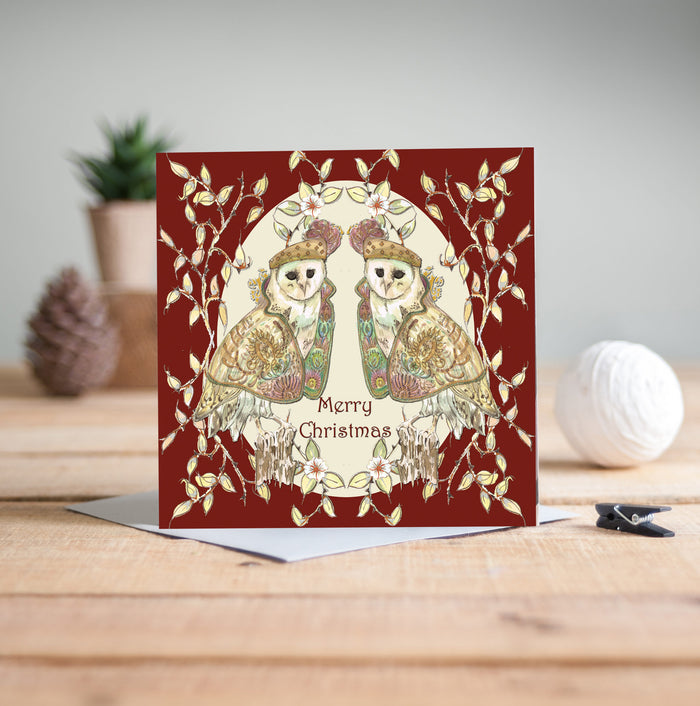 The Owls Christmas Card - Pack of 6