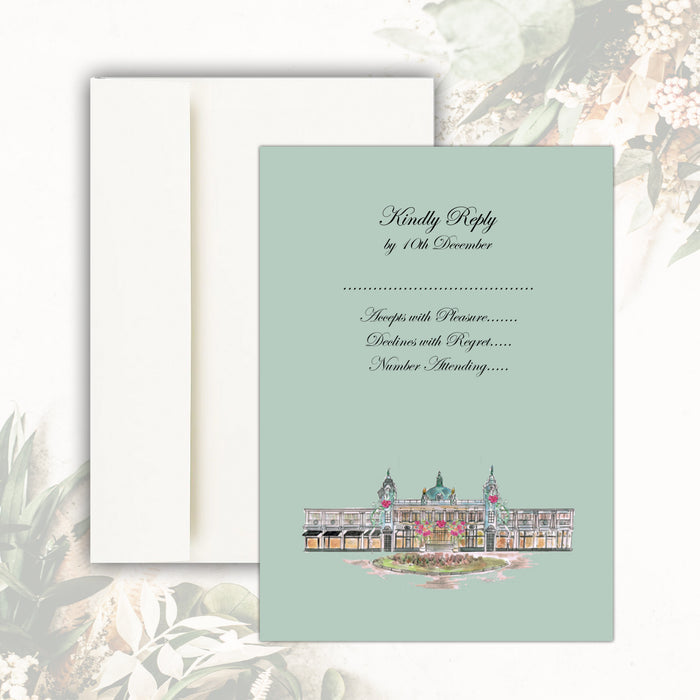 The Spanish City RSVP Card (Green)