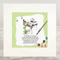 The Tuneful Frog Mounted Print