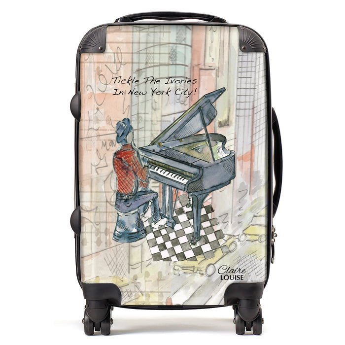 Tickle the Ivories in New York City Suitcase Collection