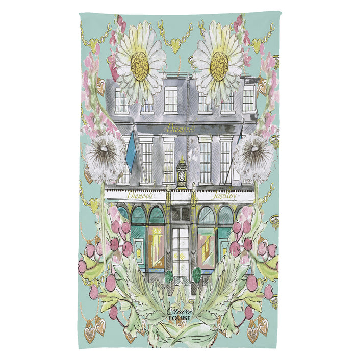 Tiffany In Full Bloom Tea Towel
