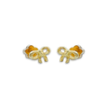 Tiny Bow Stud Earrings
