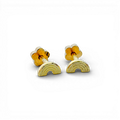 Tiny Rainbow Stud Earrings