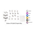 Titanium Engine Bay Dress-Up Bolt Kit 2006-2007 WRX and STi