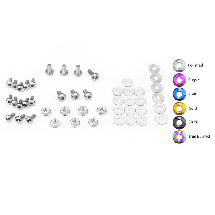 Titanium Engine Bay Dress-Up Bolt Kit 2008-2014 WRX/STI