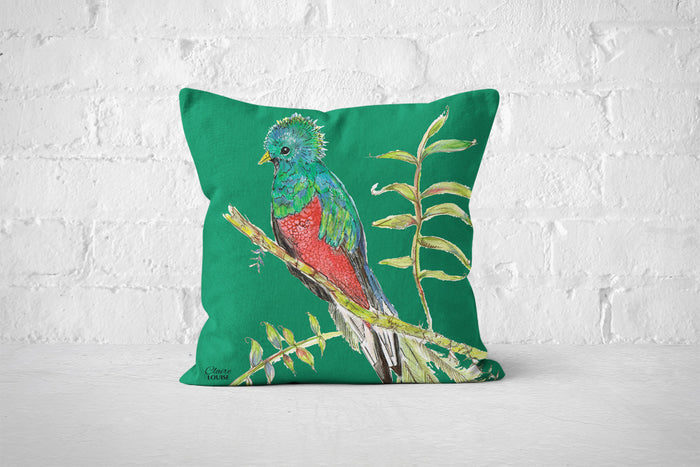 Tropical Bird Cushion