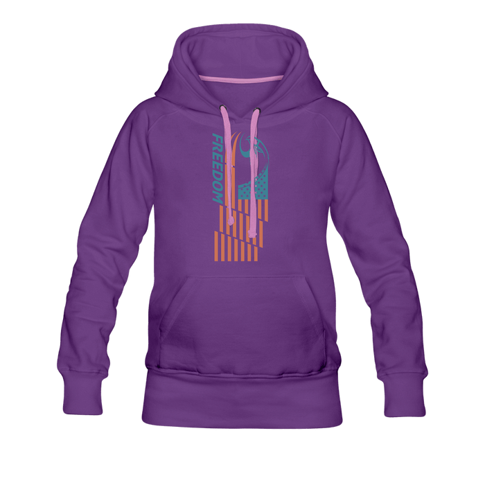 USA eagle - purple