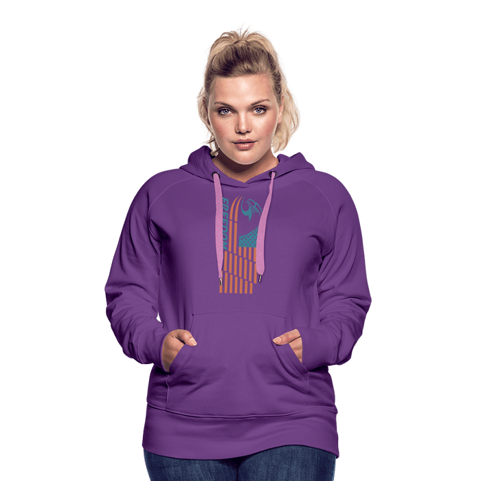 USA eagle - purple