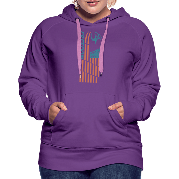 USA eagle - purple