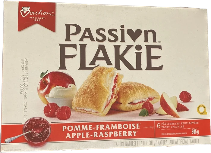 Vachon Passion Flakie Apple Raspberry Pastries 6-pack 305g