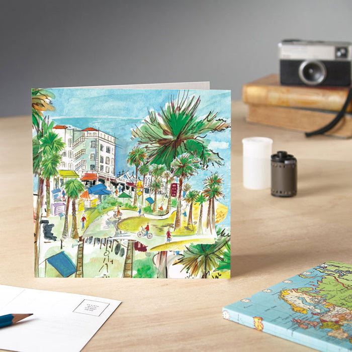 Venice Beach Greetings Card - Pack of 6