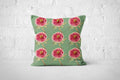 Verdigris Pattern Romance Cushion